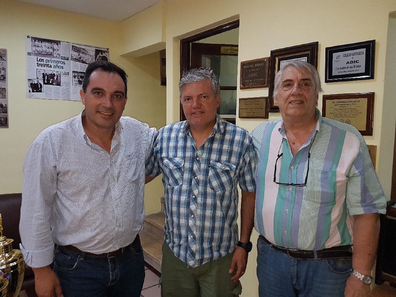 El presidente de la CAU visitó la sede de ADIC El presidente de la CAU visitó la sede de ADIC