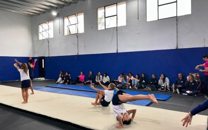 Gimnasia artística: Torneo Participación de ADIC en el gimnasio de San Juan Bautista